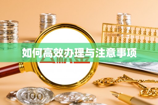 富宁如何高效办理与注意事项