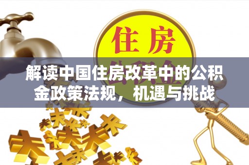 富宁解读中国住房改革中的公积金政策法规，机遇与挑战