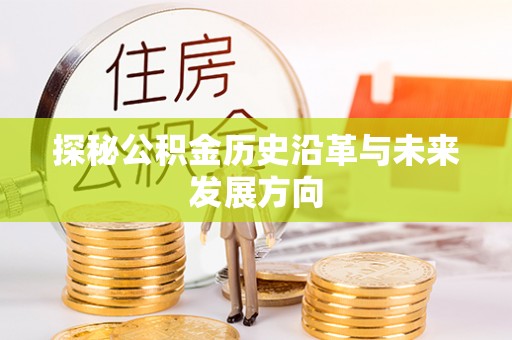 富宁探秘公积金历史沿革与未来发展方向