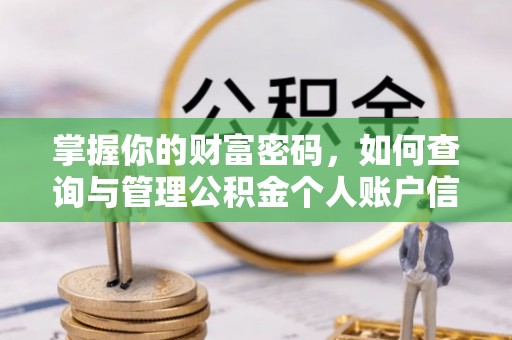 富宁掌握你的财富密码，如何查询与管理公积金个人账户信息